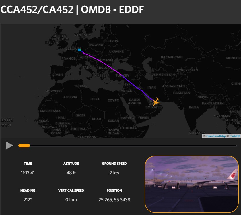 【环球飞行】第二站：迪拜-法兰克福-6291 
