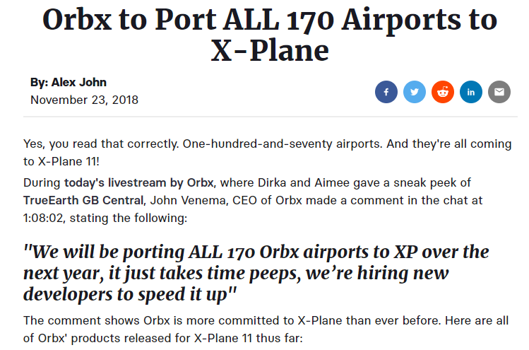 【火星】orbx有可能在19年向移植170个机场-7487 
