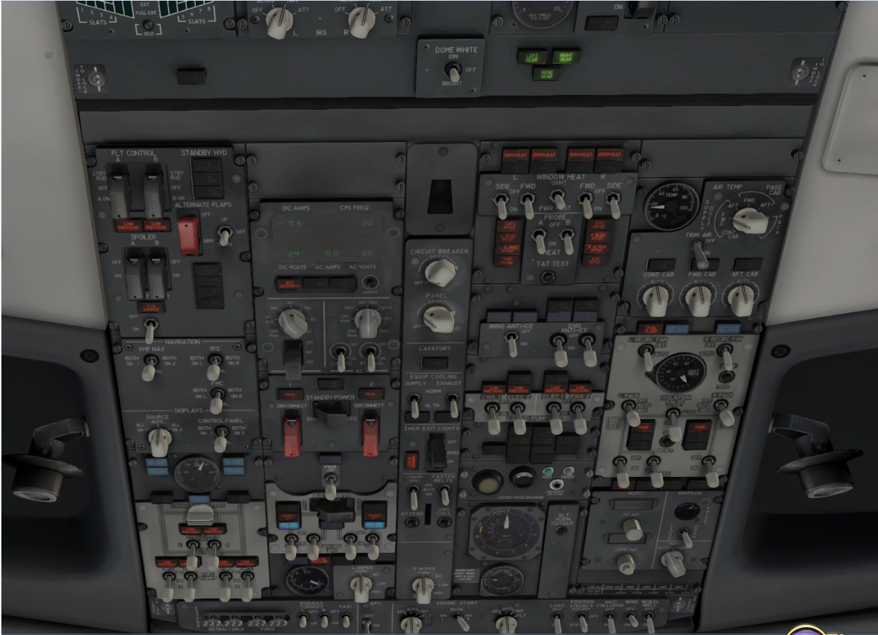 为什么APU开启后，突然间所有航电设备都没电呢？-7444 