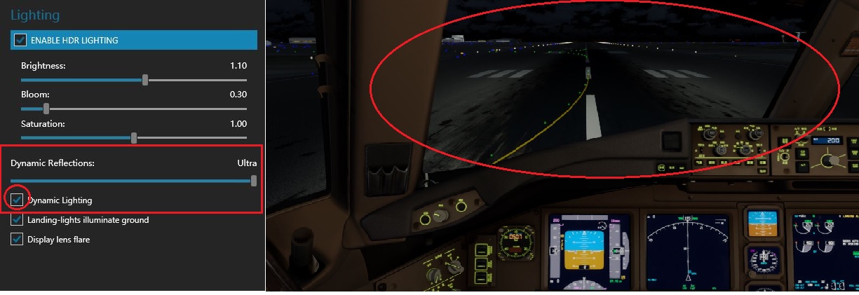 关于飞机外部灯光在地面不能显示照射怎么办？-4279 