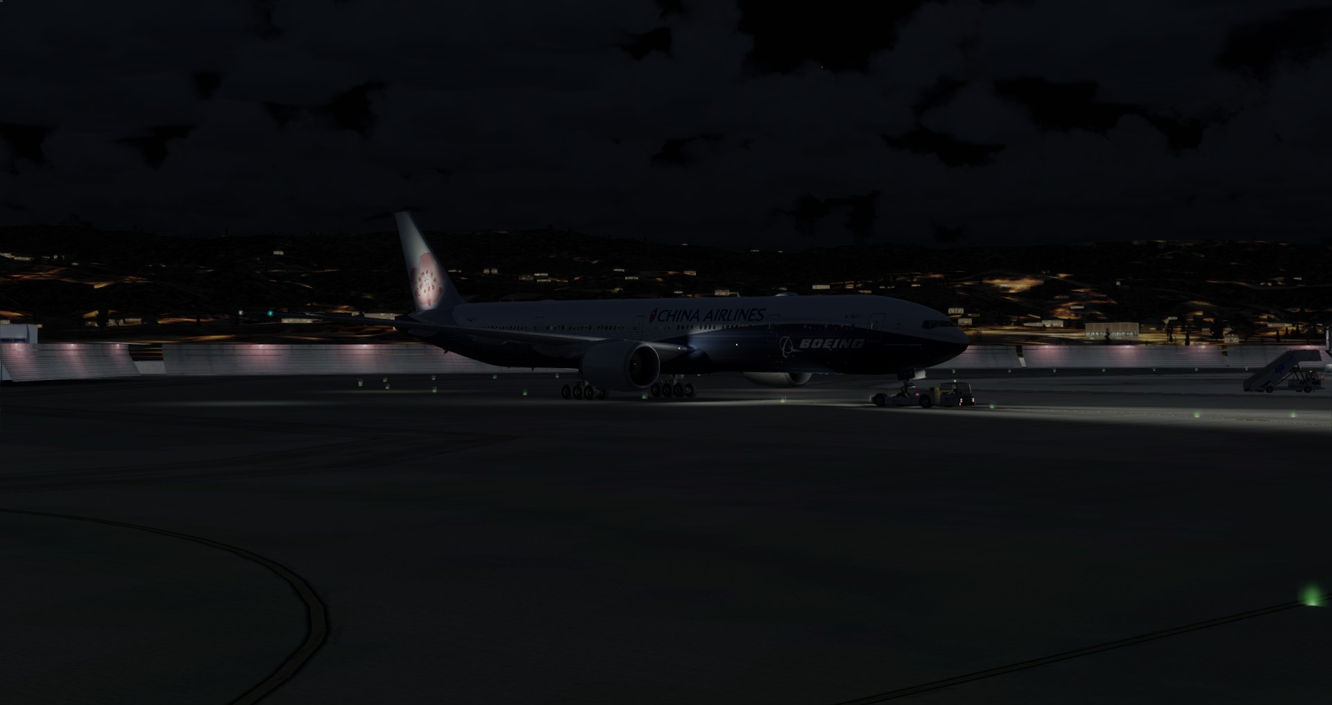[P3Dv4] First Long Haul Flight CI 3 SFO-&gt;TPE-7504 