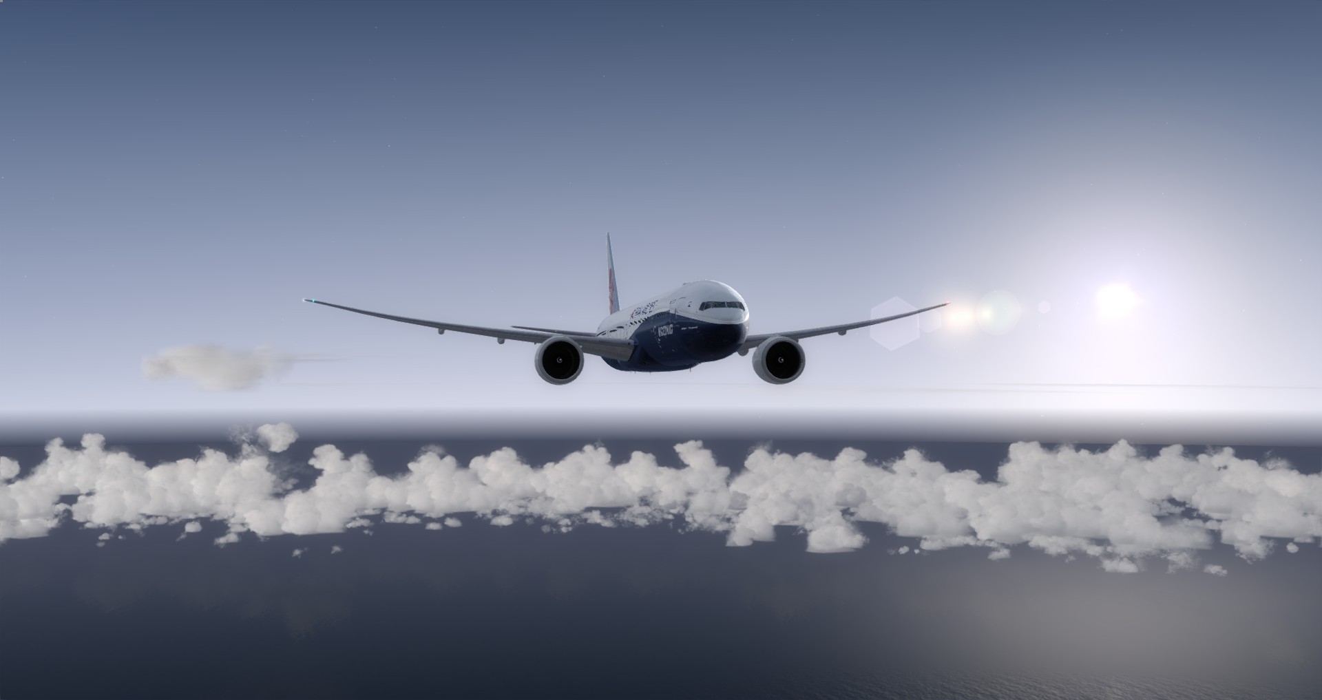 [P3Dv4] First Long Haul Flight CI 3 SFO-&gt;TPE-208 