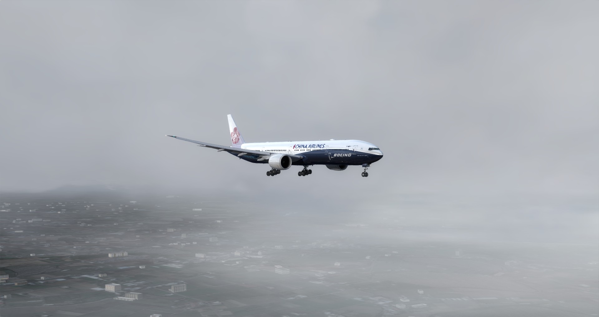 [P3Dv4] First Long Haul Flight CI 3 SFO-&gt;TPE-2615 