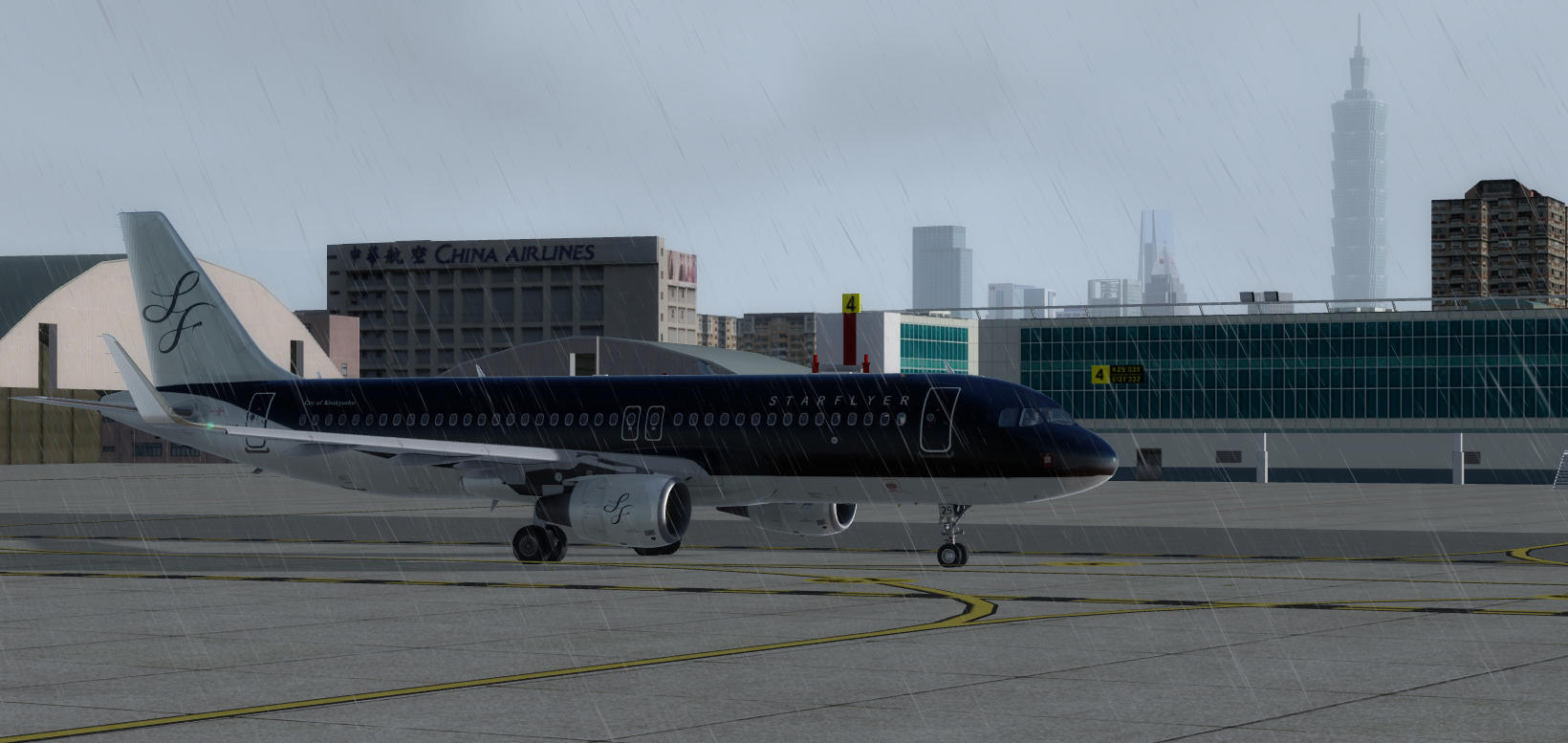 [P3D] A320 StarFlyer allblack-2032 