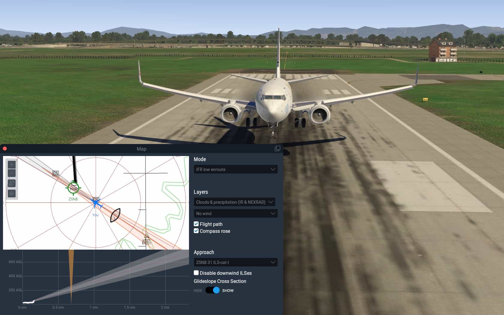 【联飞地景】ZSNB宁波栎社-简易版-8340 