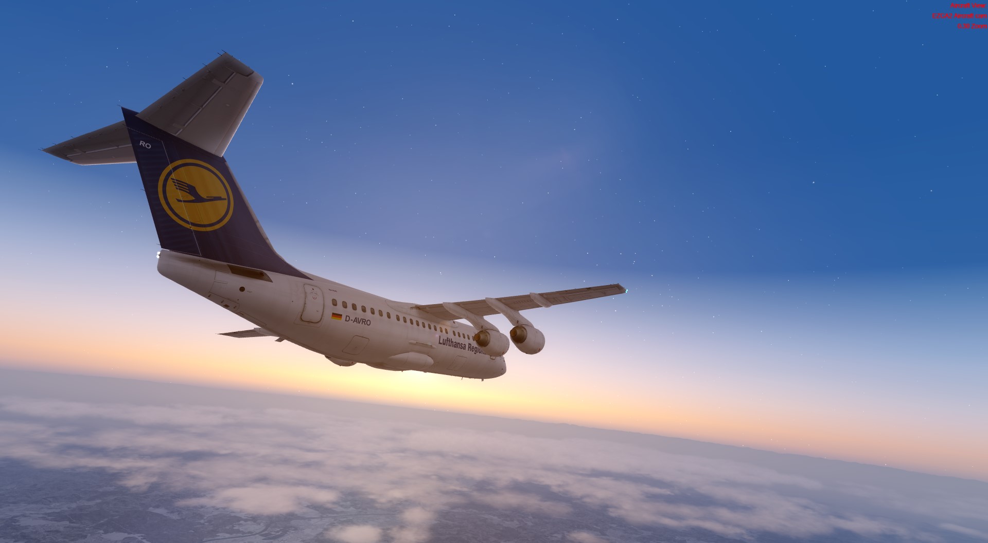 RJ85萌萌哒 德国国内支线EDDT-EDNY-5546 