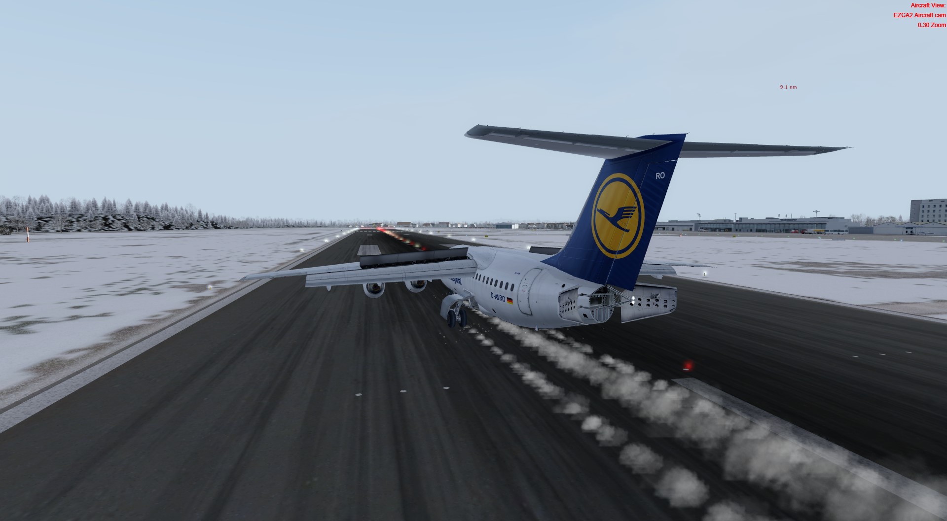 RJ85萌萌哒 德国国内支线EDDT-EDNY-6319 