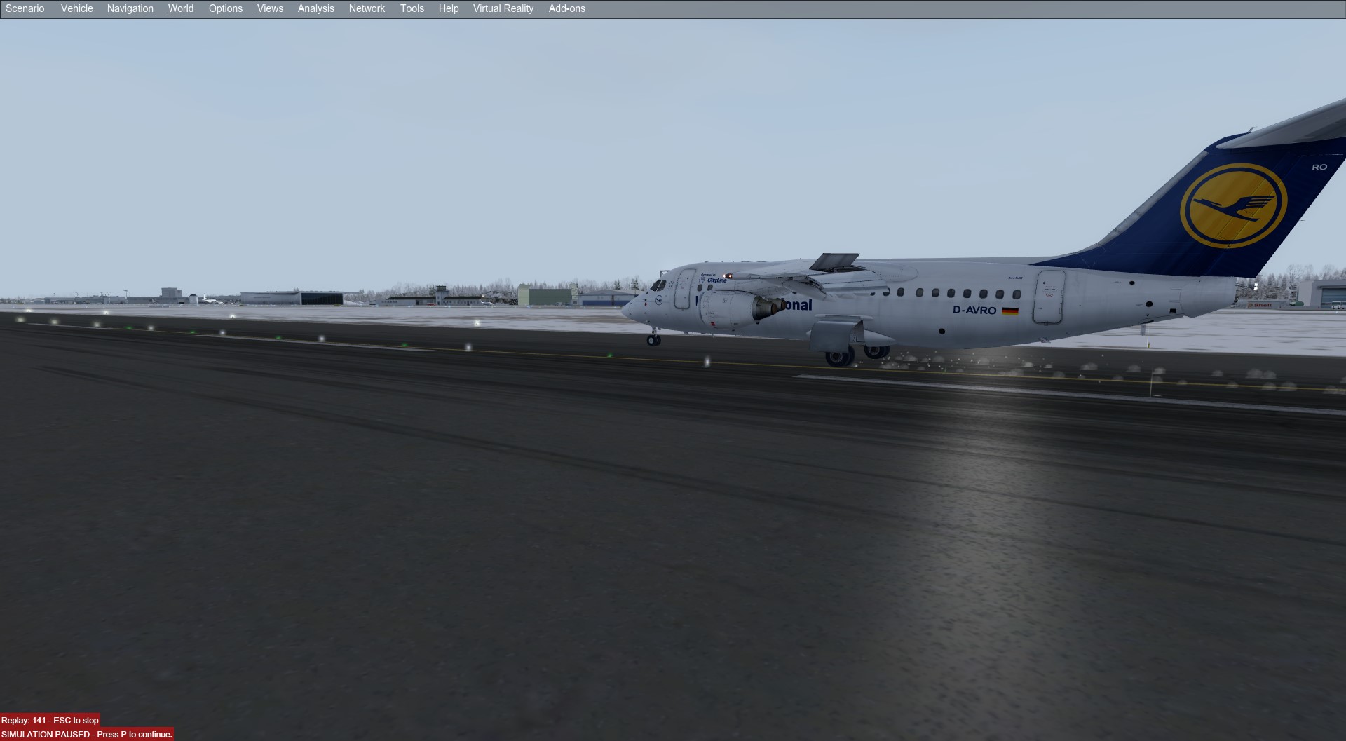 RJ85萌萌哒 德国国内支线EDDT-EDNY-2227 