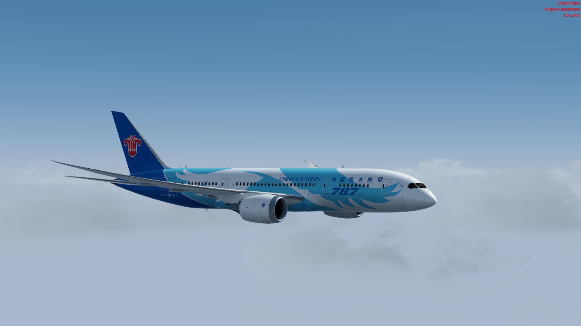 南航787 enroute&amp;landing-1479 