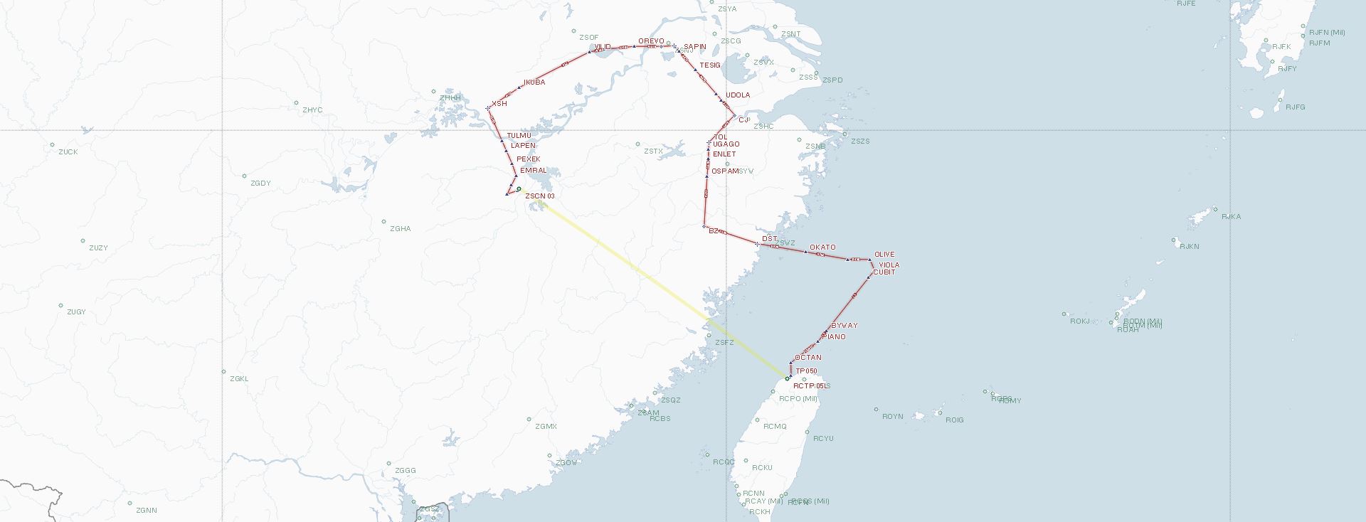盘点两岸航线绕最远的航线-3601 