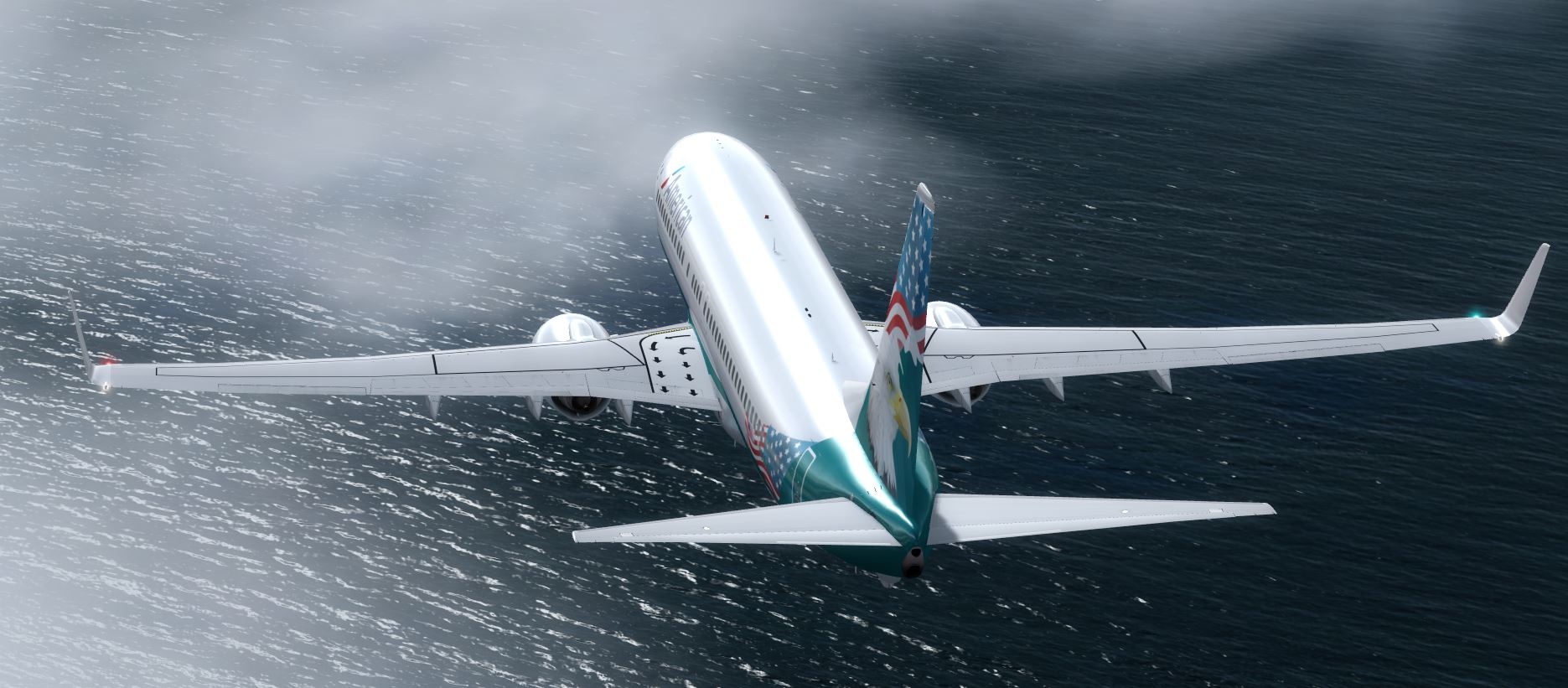 B737 American Airlines Eagle new-719 