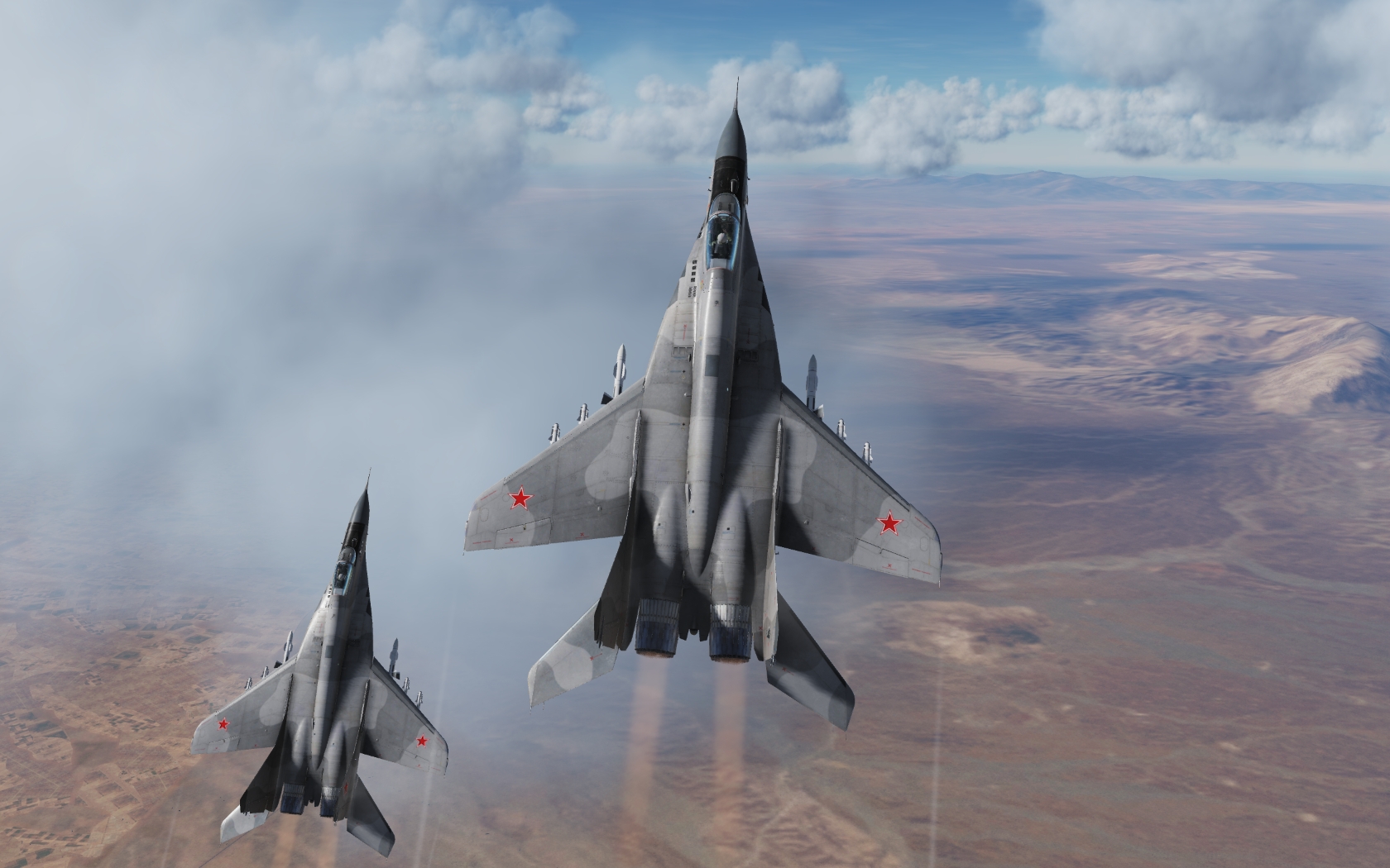 DCS WORLD 米格21比斯 + 米格29 + Tornado + A-10  混战游戏截图-7640 