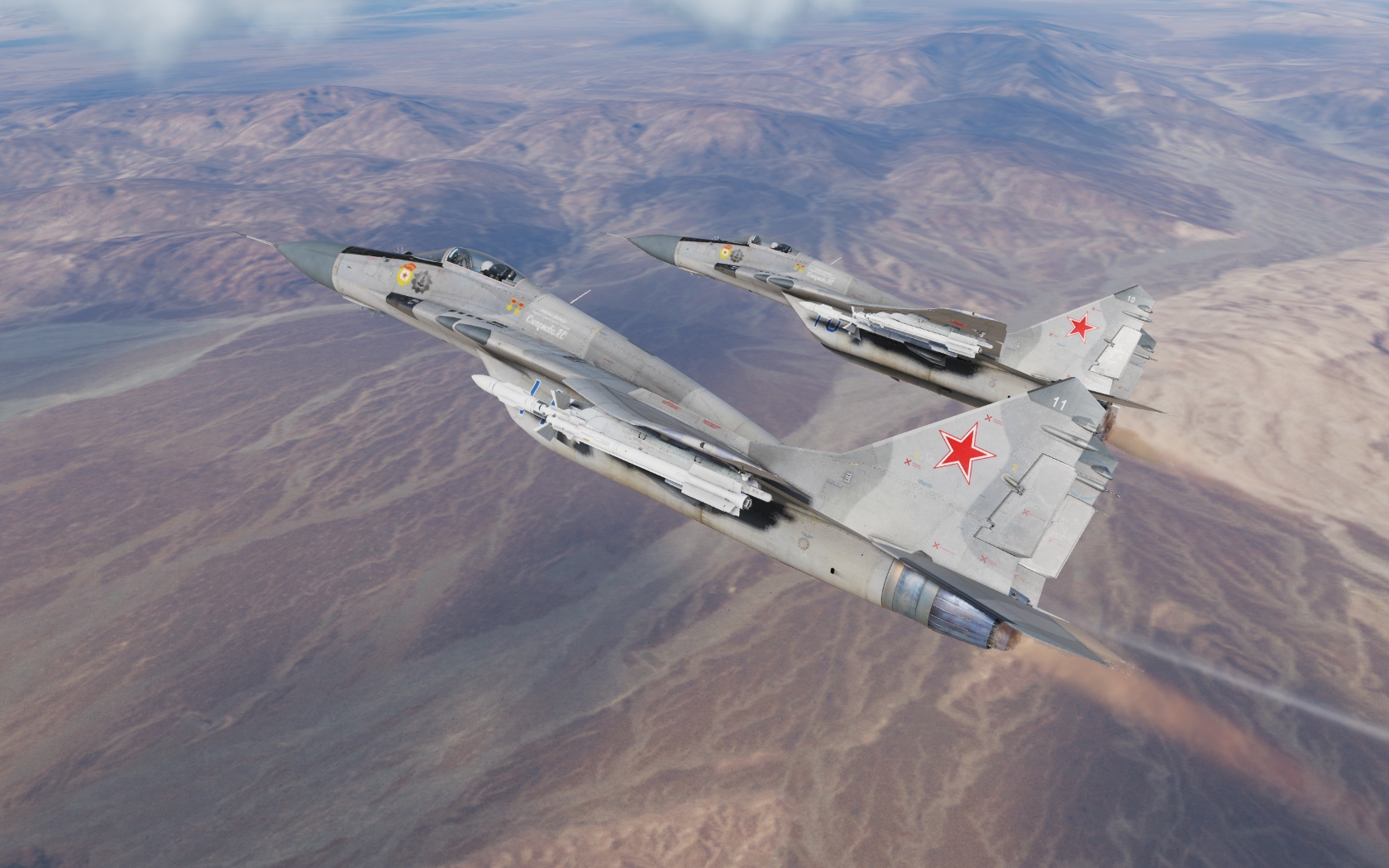 DCS WORLD 米格21比斯 + 米格29 + Tornado + A-10  混战游戏截图-6814 