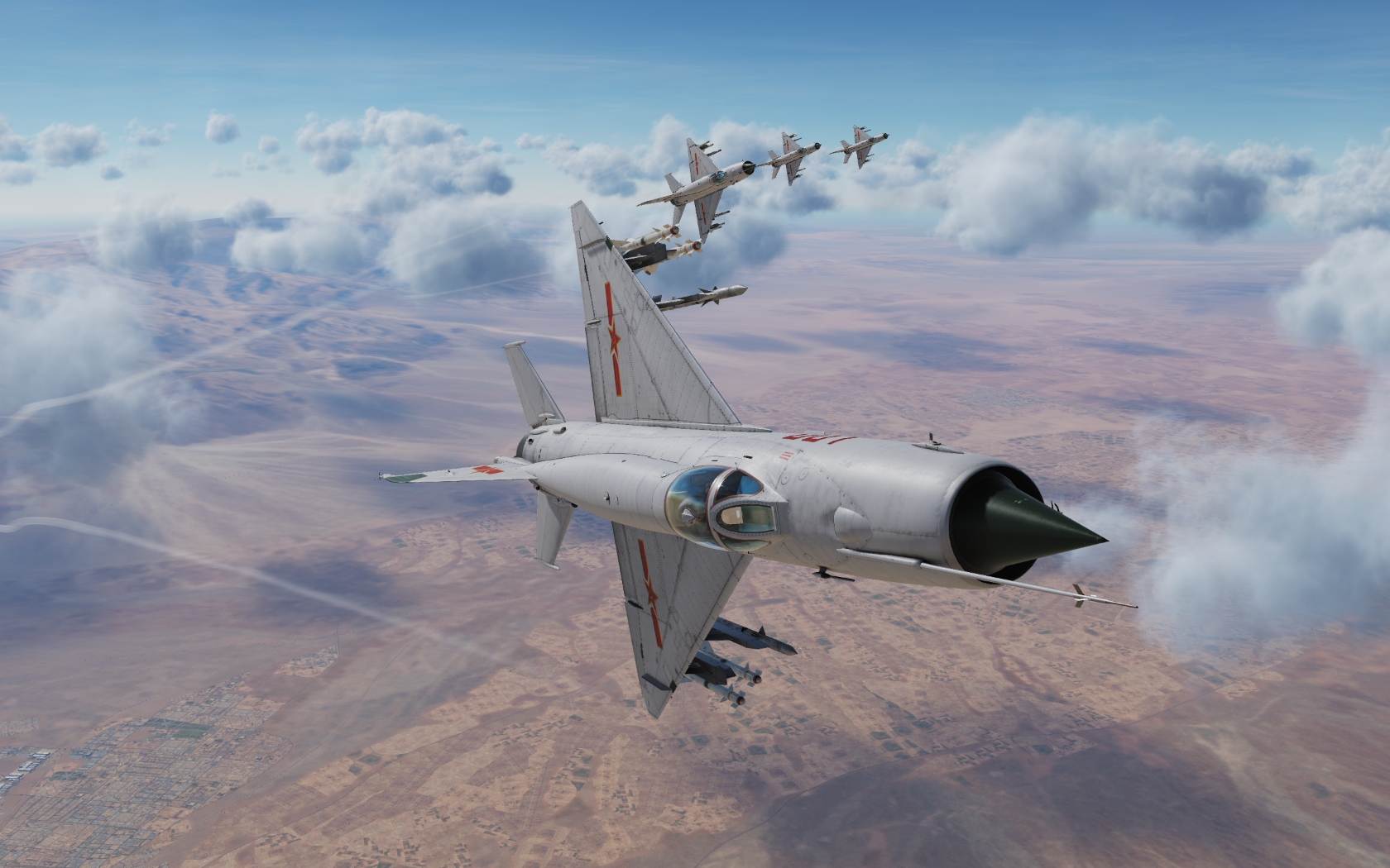 DCS WORLD 米格21比斯 + 米格29 + Tornado + A-10  混战游戏截图-4431 