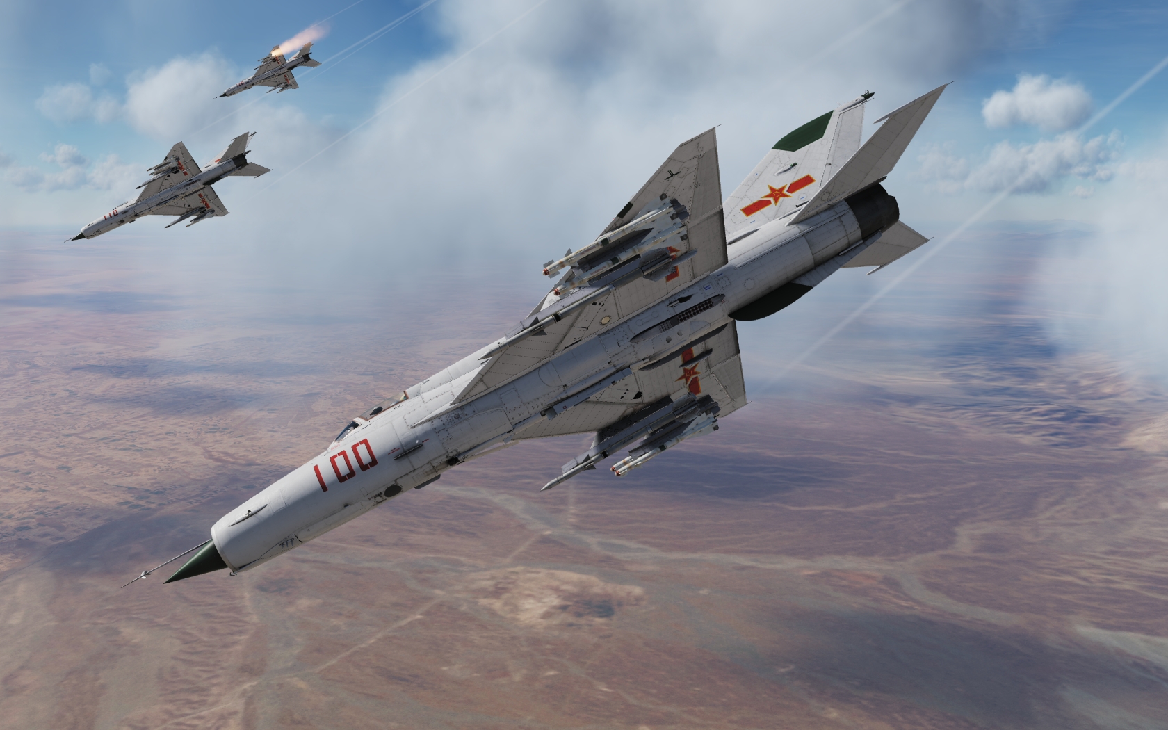 DCS WORLD 米格21比斯 + 米格29 + Tornado + A-10  混战游戏截图-1473 