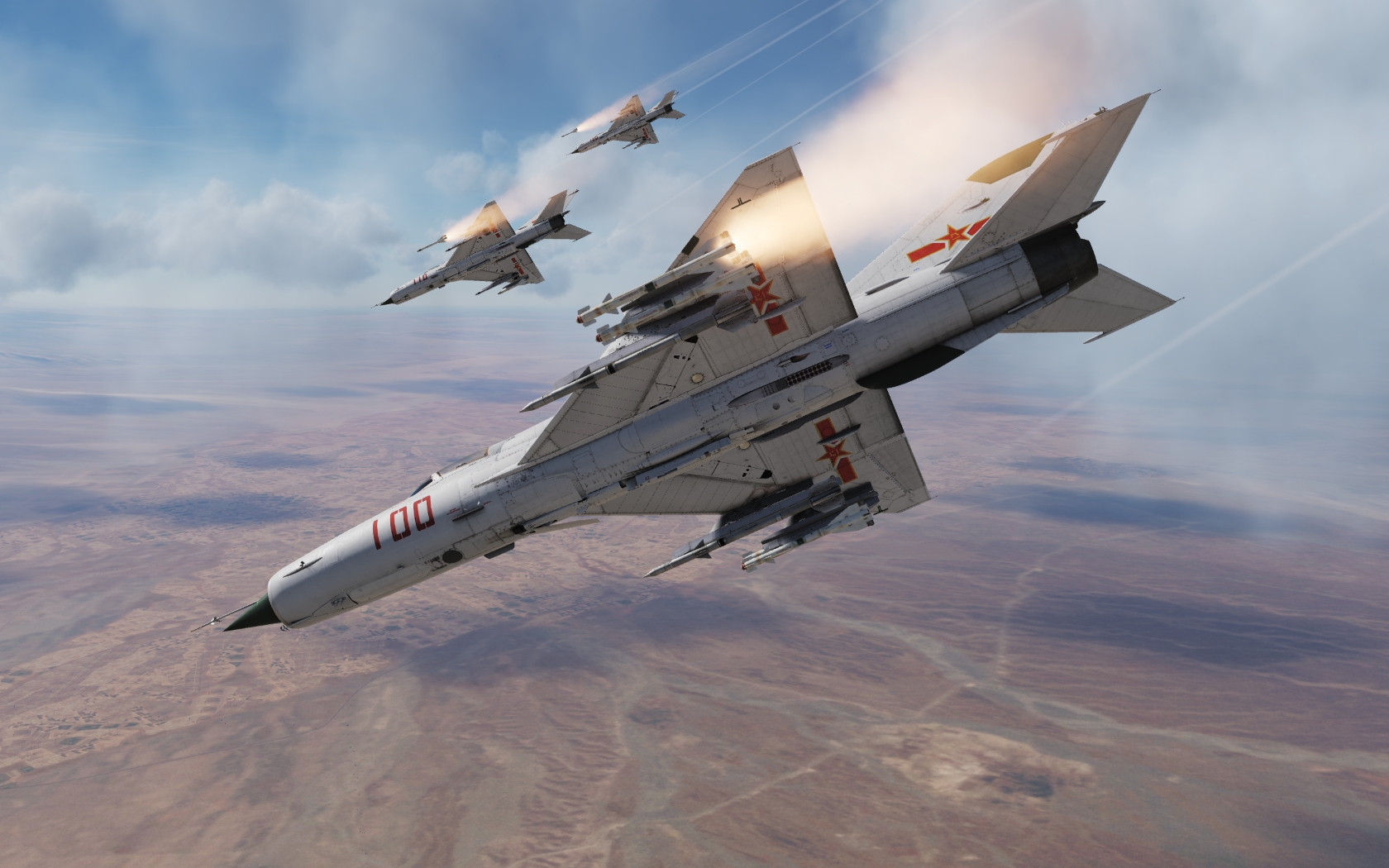 DCS WORLD 米格21比斯 + 米格29 + Tornado + A-10  混战游戏截图-8416 