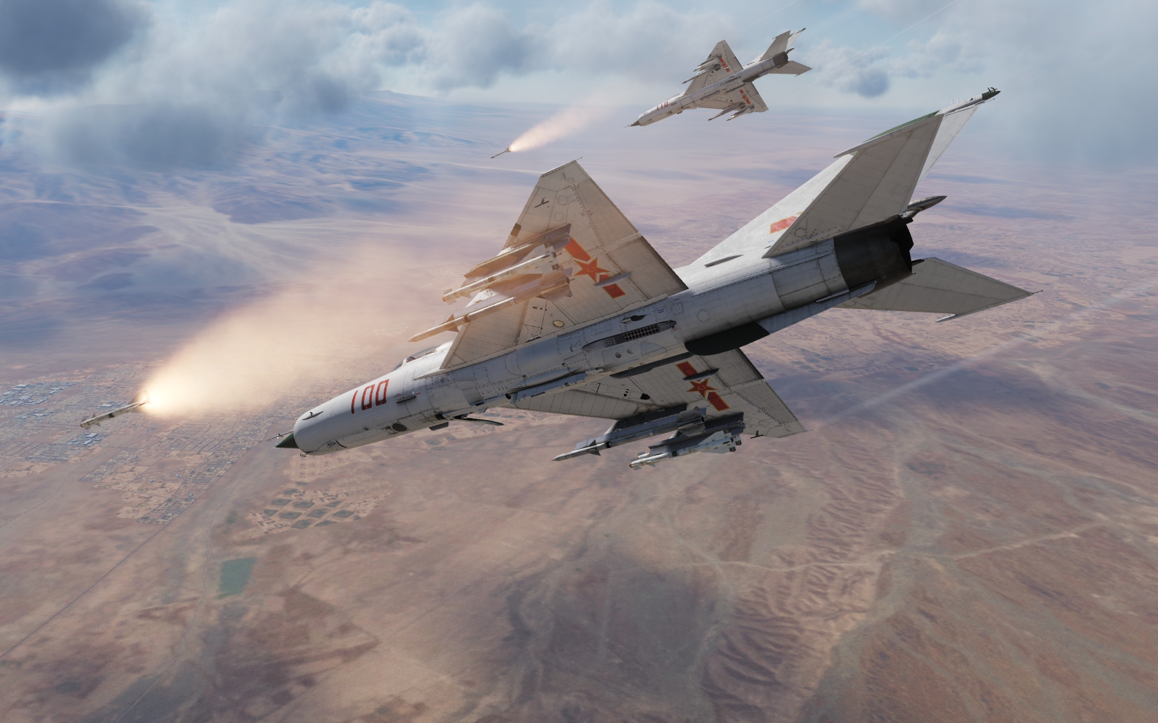 DCS WORLD 米格21比斯 + 米格29 + Tornado + A-10  混战游戏截图-4504 