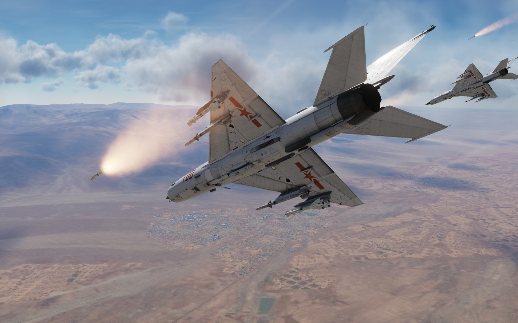 DCS WORLD 米格21比斯 + 米格29 + Tornado + A-10  混战游戏截图-2973 