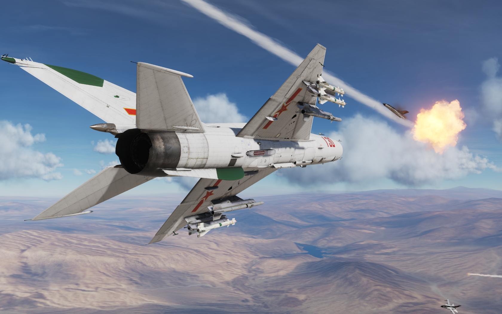 DCS WORLD 米格21比斯 + 米格29 + Tornado + A-10  混战游戏截图-7074 