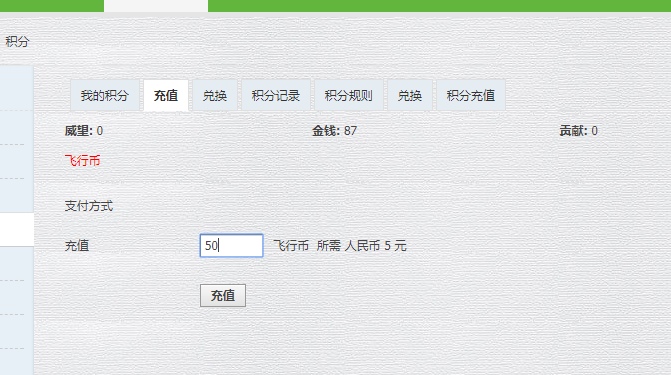 飞行币充值问题-7598 