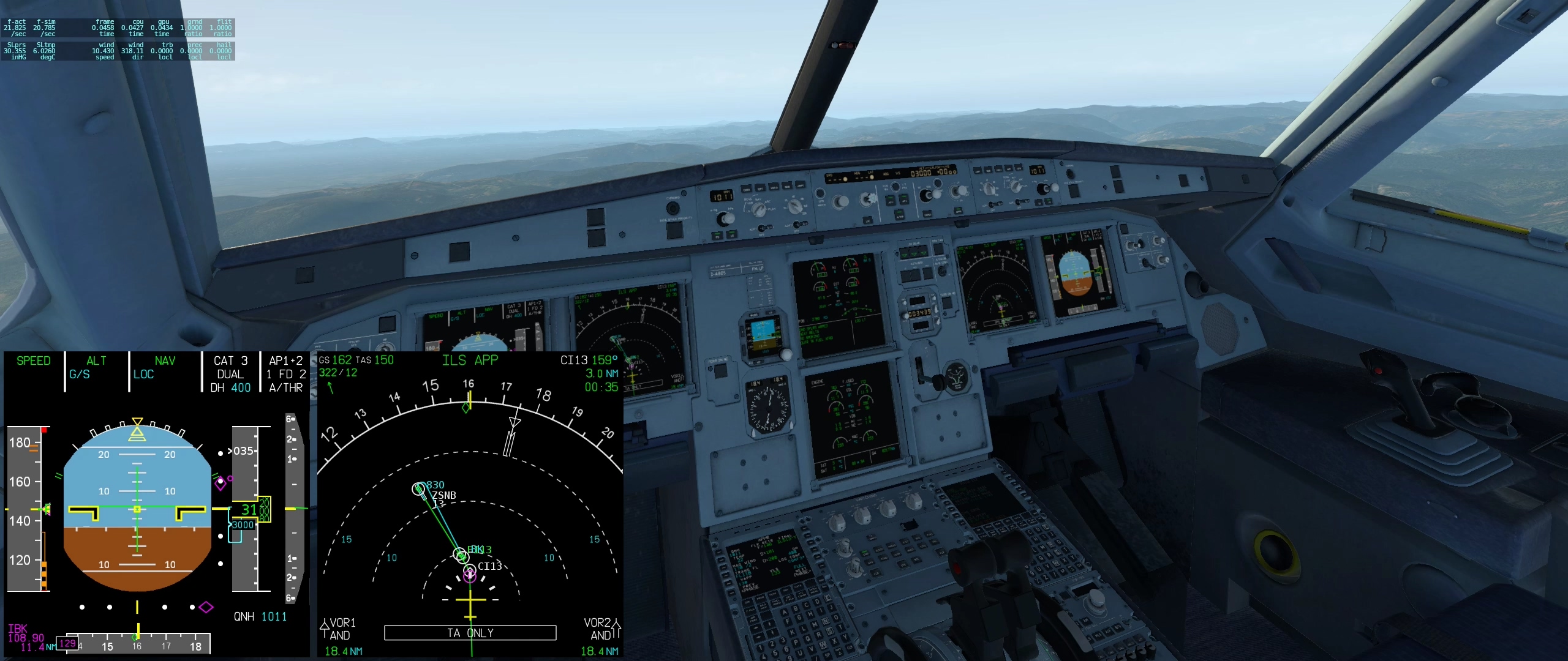 A319能收到ILS信息，但为何不能截取下滑道？-4494 