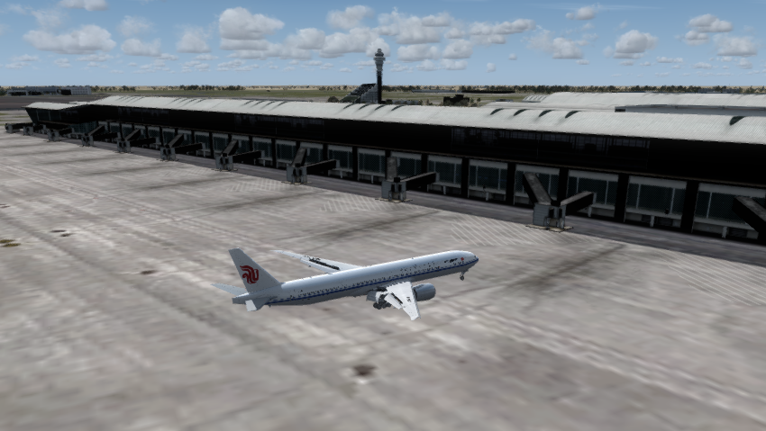 IS浦东国际机场廊桥黑色-5843 