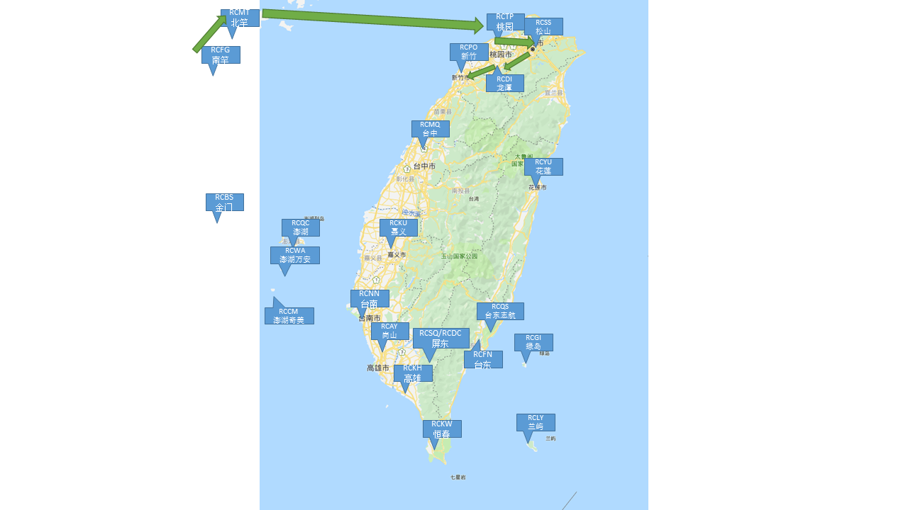 宝岛台湾之旅——第四站：台北松山RCSS/龙潭RCDI to 新竹 RCPO-4204 