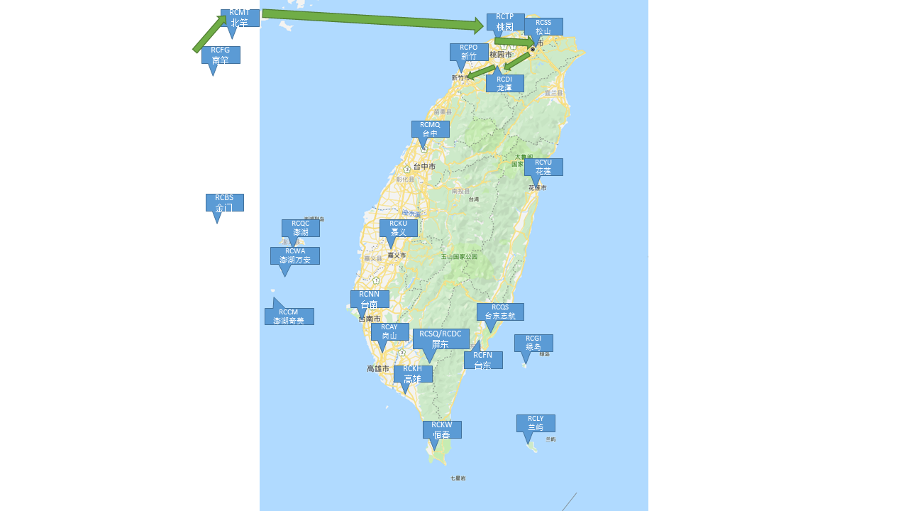 宝岛台湾之旅——第四站：台北松山RCSS/龙潭RCDI to 新竹 RCPO-8376 