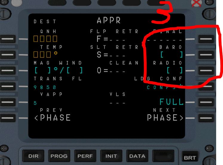 PMDG777的决断高度如何设置-7095 