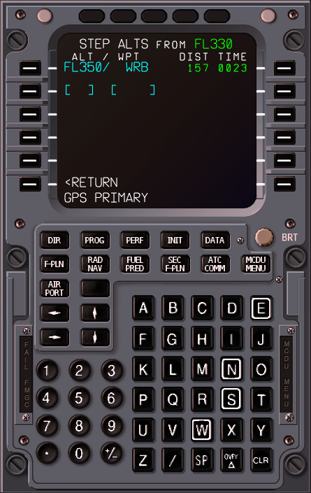 A319 MCDU选项:CLIMB WIND、CRUISE WIND、STEP ALST的作用是什么？-9251 