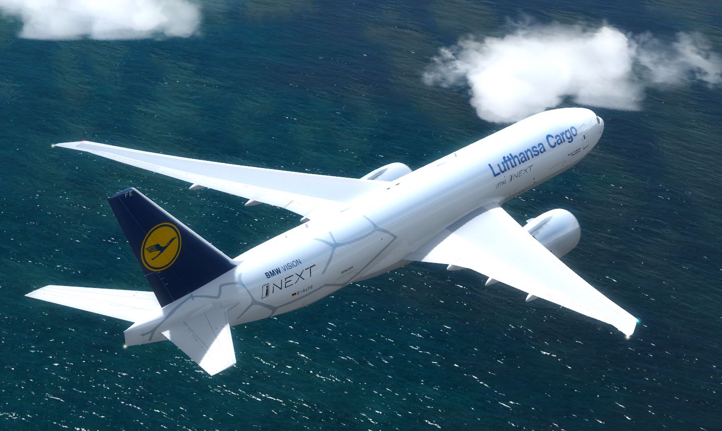 [P3D] Lufthansa cargo 2019 BMW vision iNext livery-257 