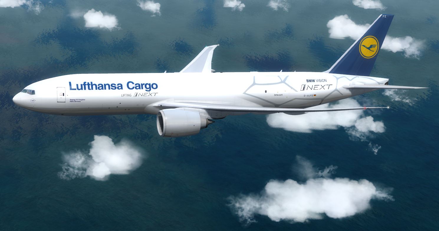 [P3D] Lufthansa cargo 2019 BMW vision iNext livery-6106 