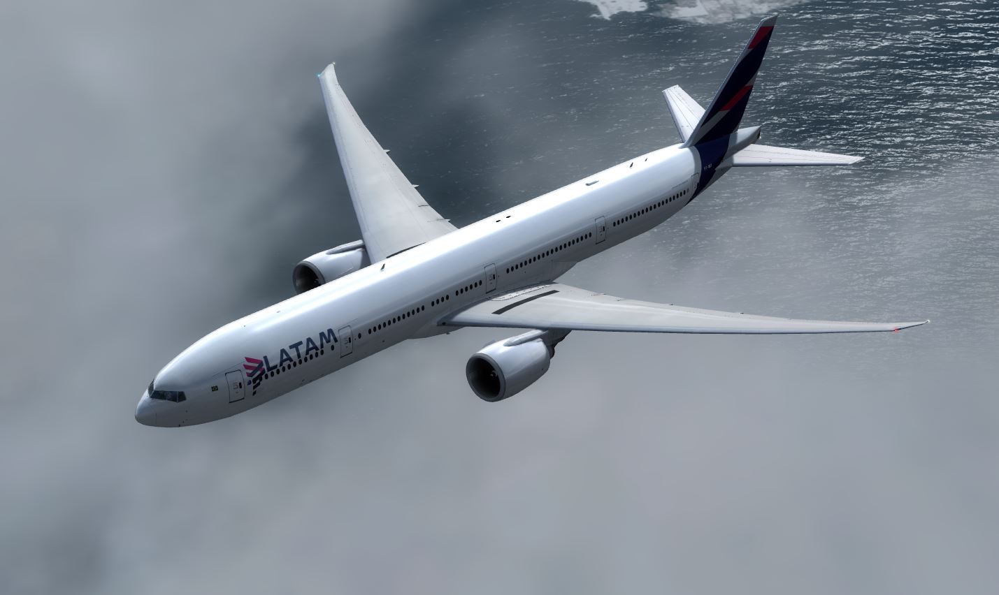[P3D] B777 LATAM landing at CYUL-6054 