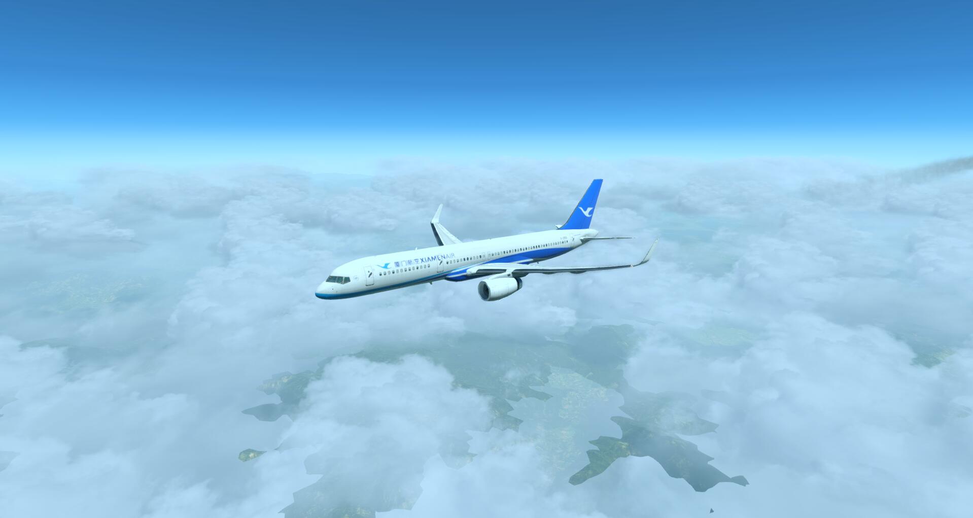 非常漂亮的空中美男子波音757，喜欢的进来点点赞！！-383 