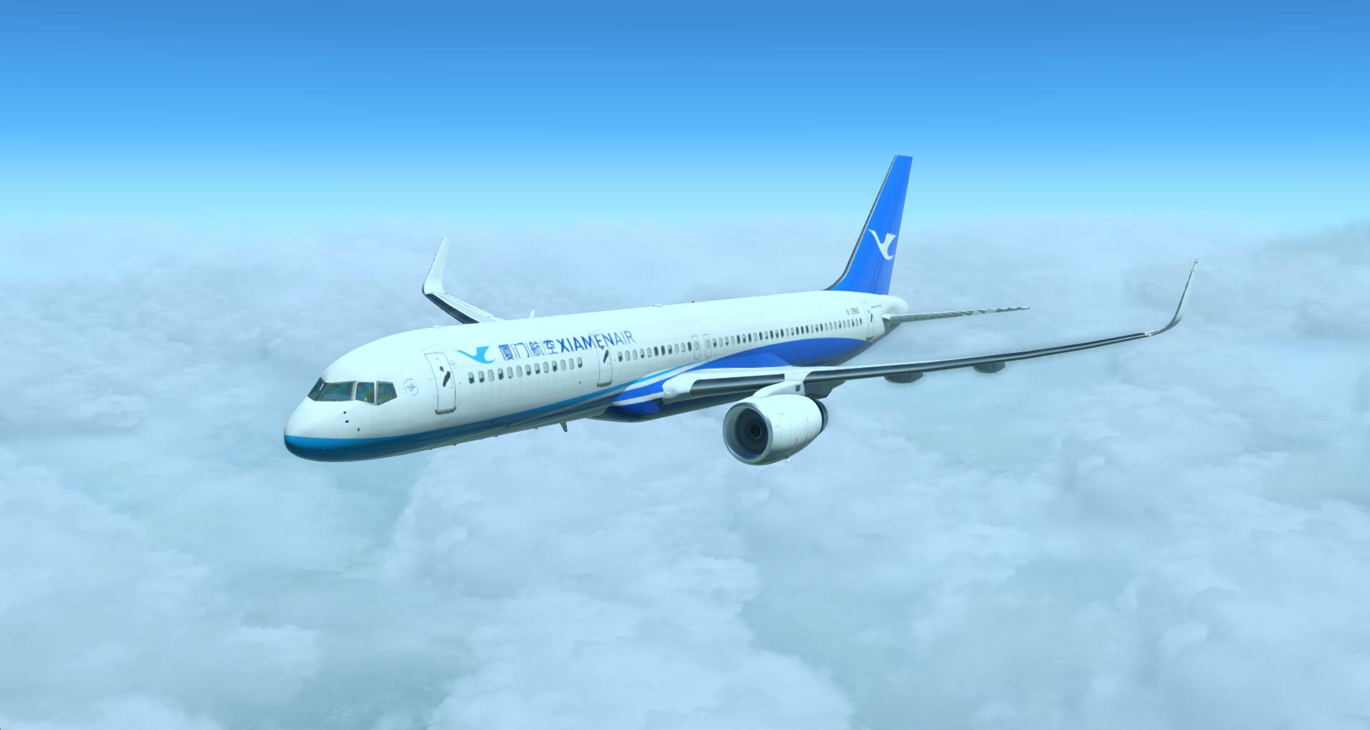 非常漂亮的空中美男子波音757，喜欢的进来点点赞！！-7091 