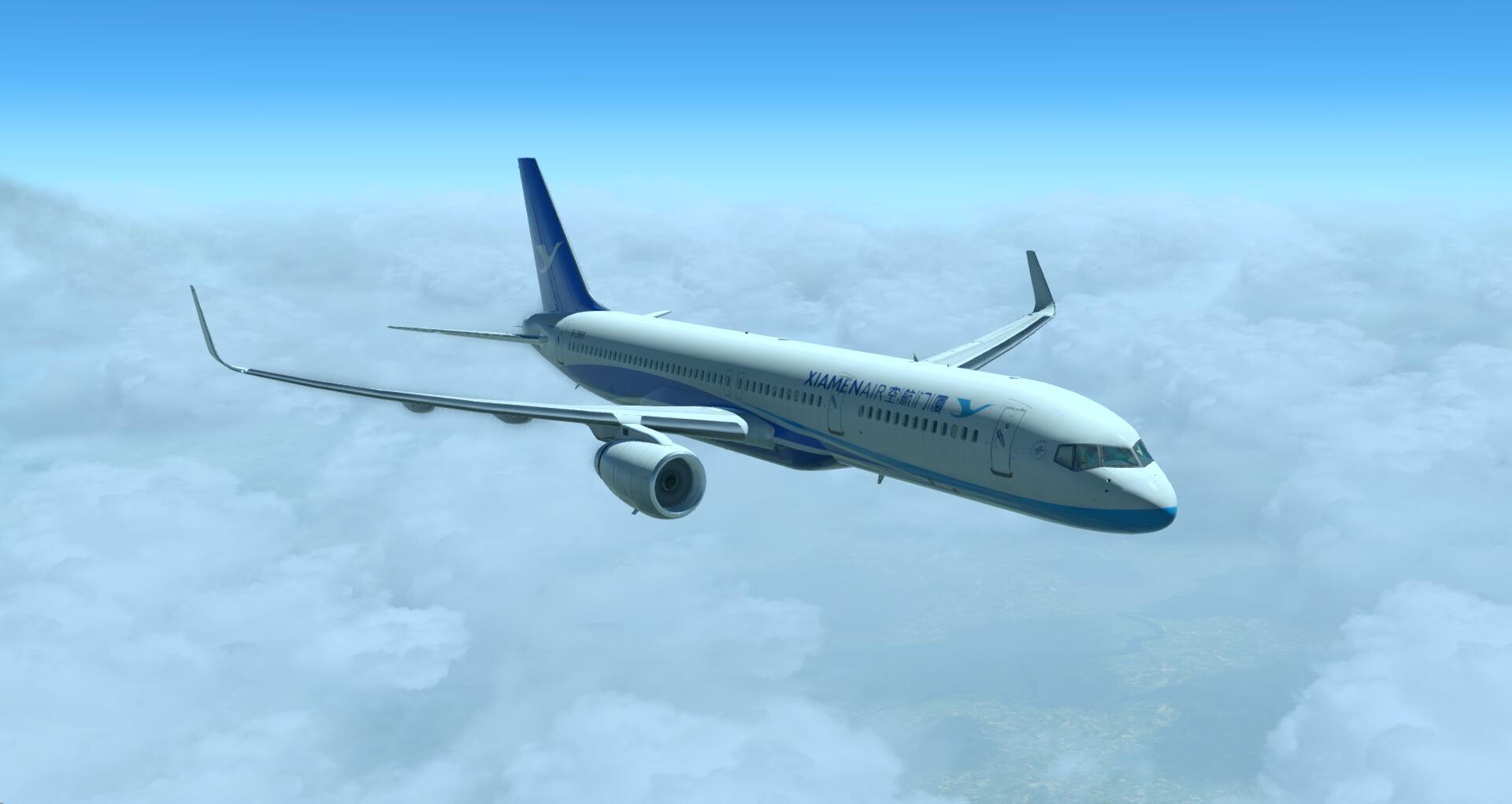 非常漂亮的空中美男子波音757，喜欢的进来点点赞！！-1814 