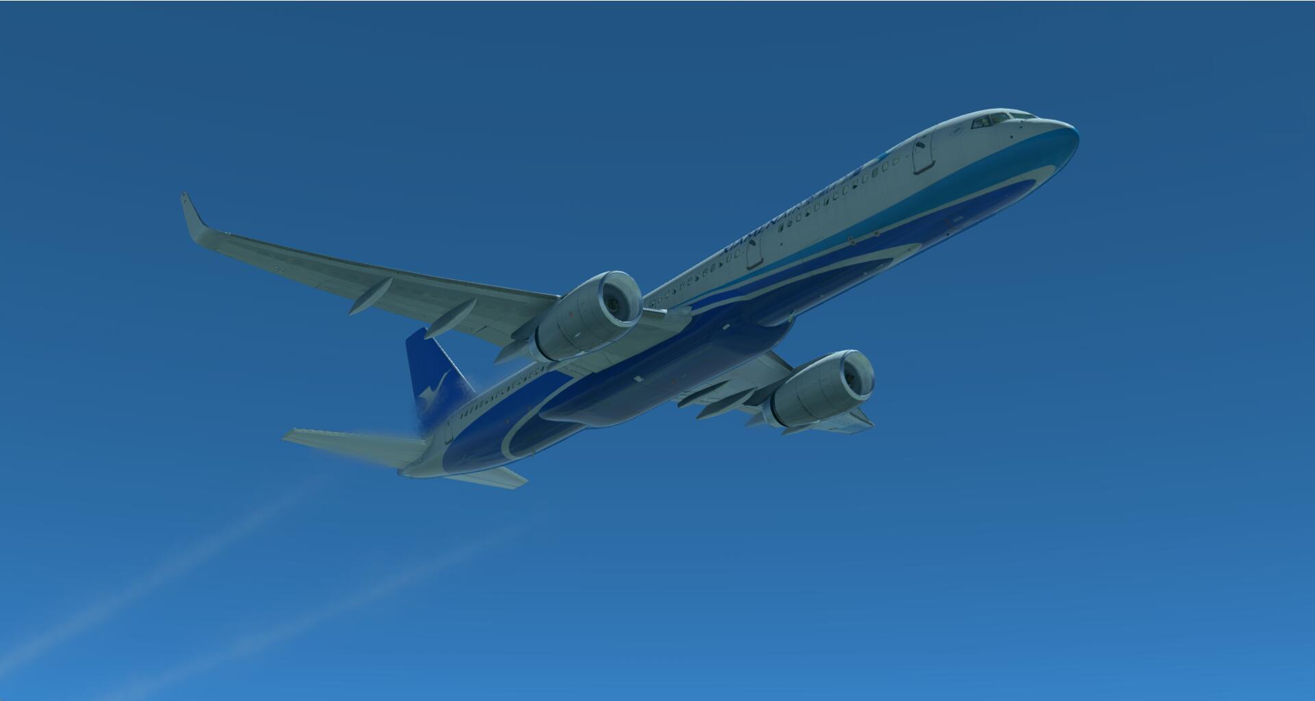 非常漂亮的空中美男子波音757，喜欢的进来点点赞！！-1783 