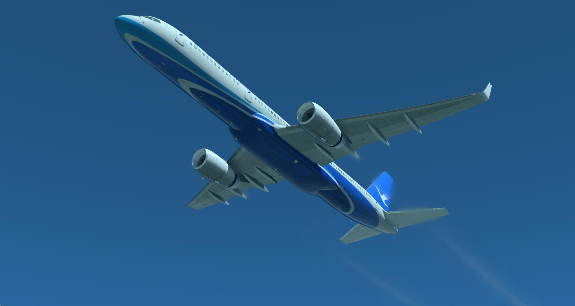 非常漂亮的空中美男子波音757，喜欢的进来点点赞！！-8913 