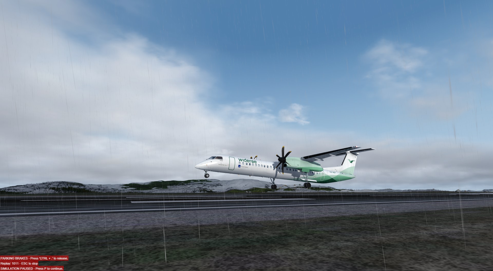 挪威村村通之 DASH8 Q400-8406 