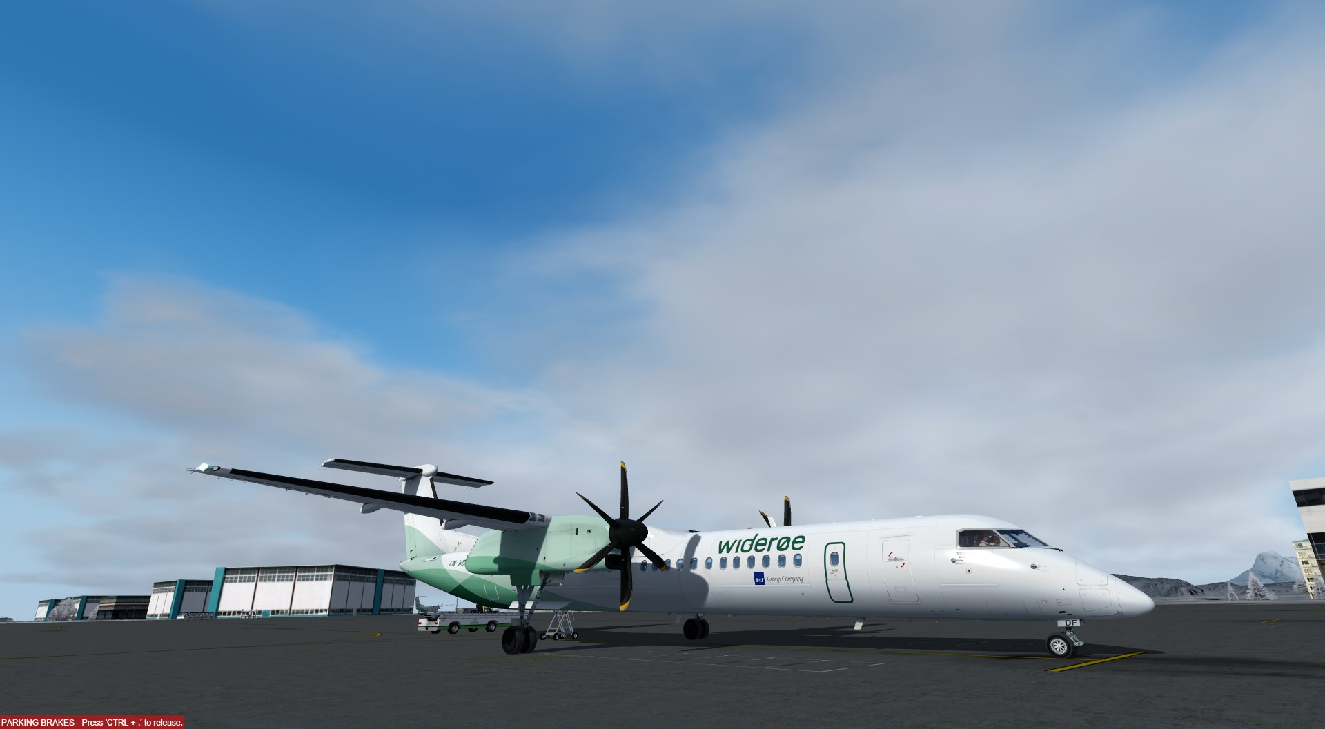 挪威村村通之 DASH8 Q400-3102 