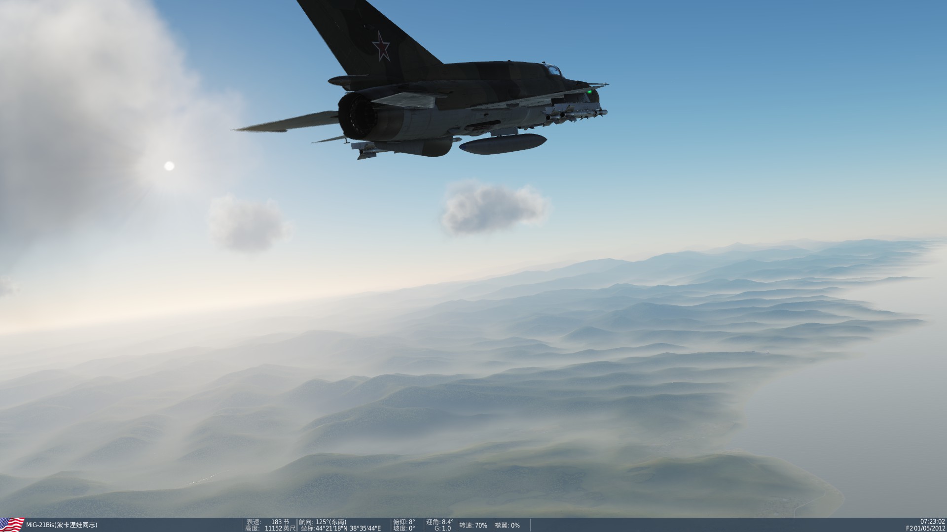 DCS MIG21(歼7）这满满的机械仪表。70年代的味道-4087 