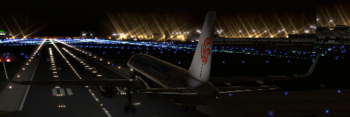 夜景进离场走一波～-9650 