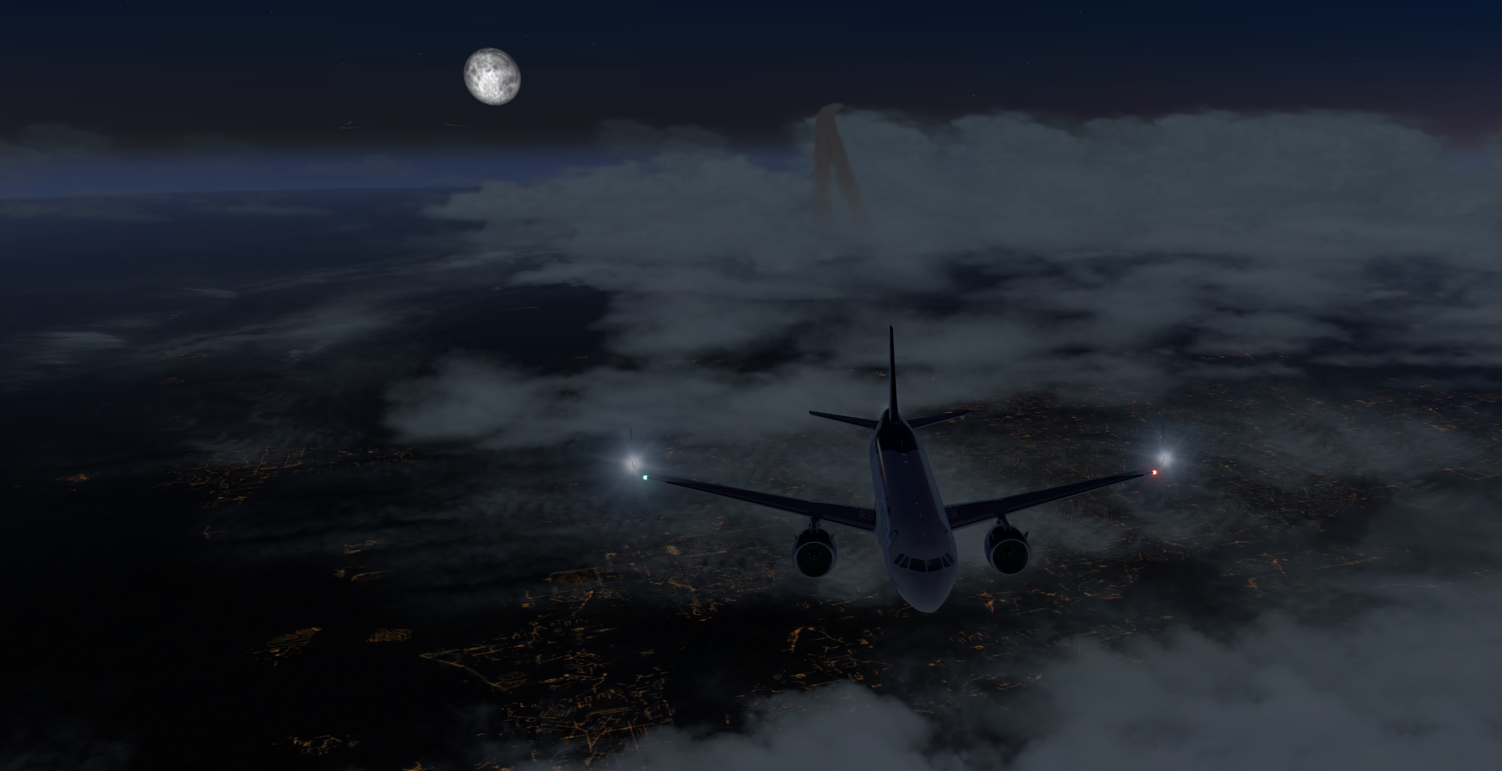 月圆之夜A320-4534 