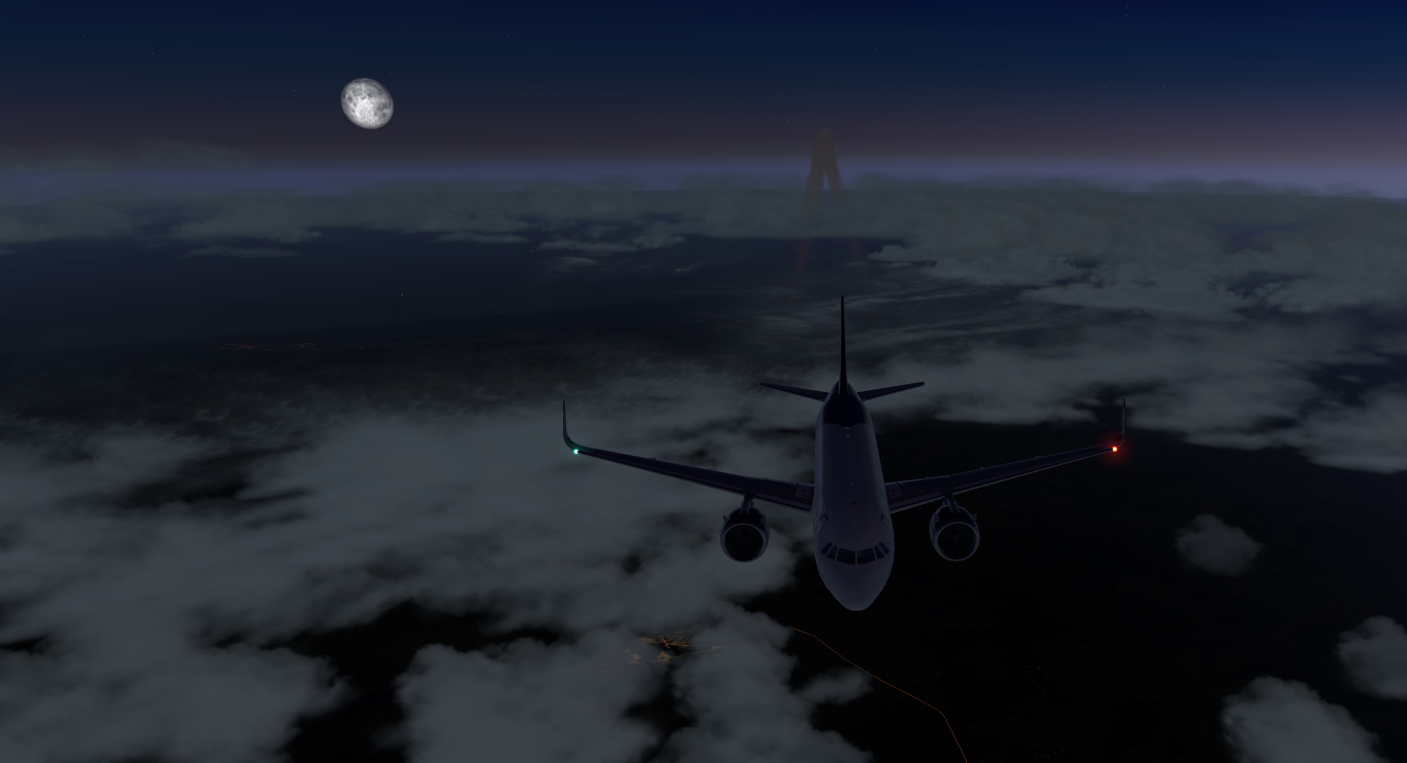 月圆之夜A320-7157 