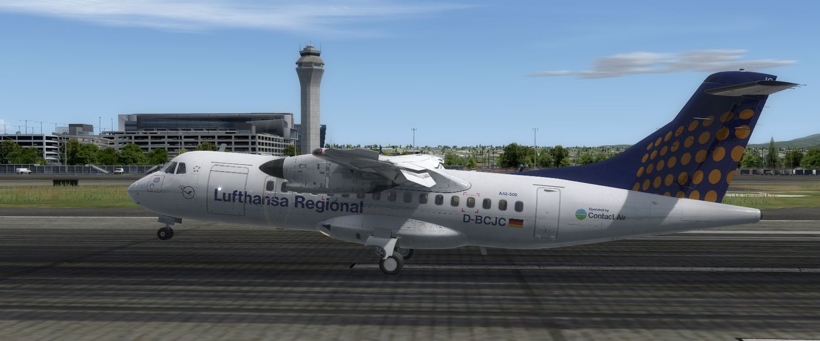 ATR42-500 Lufthansa-8592 