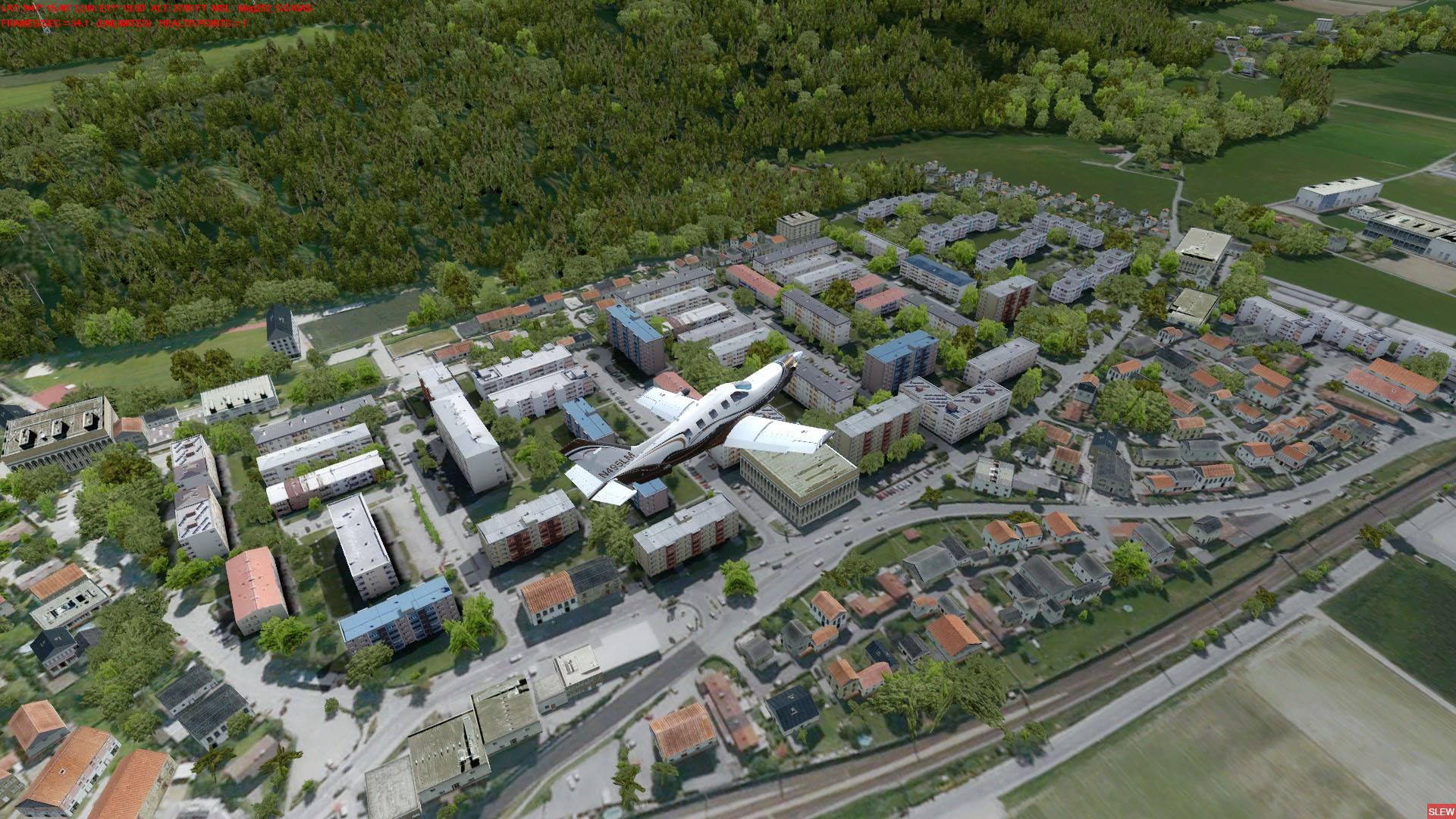 ORBX-LOWI对比Google Earth-8645 