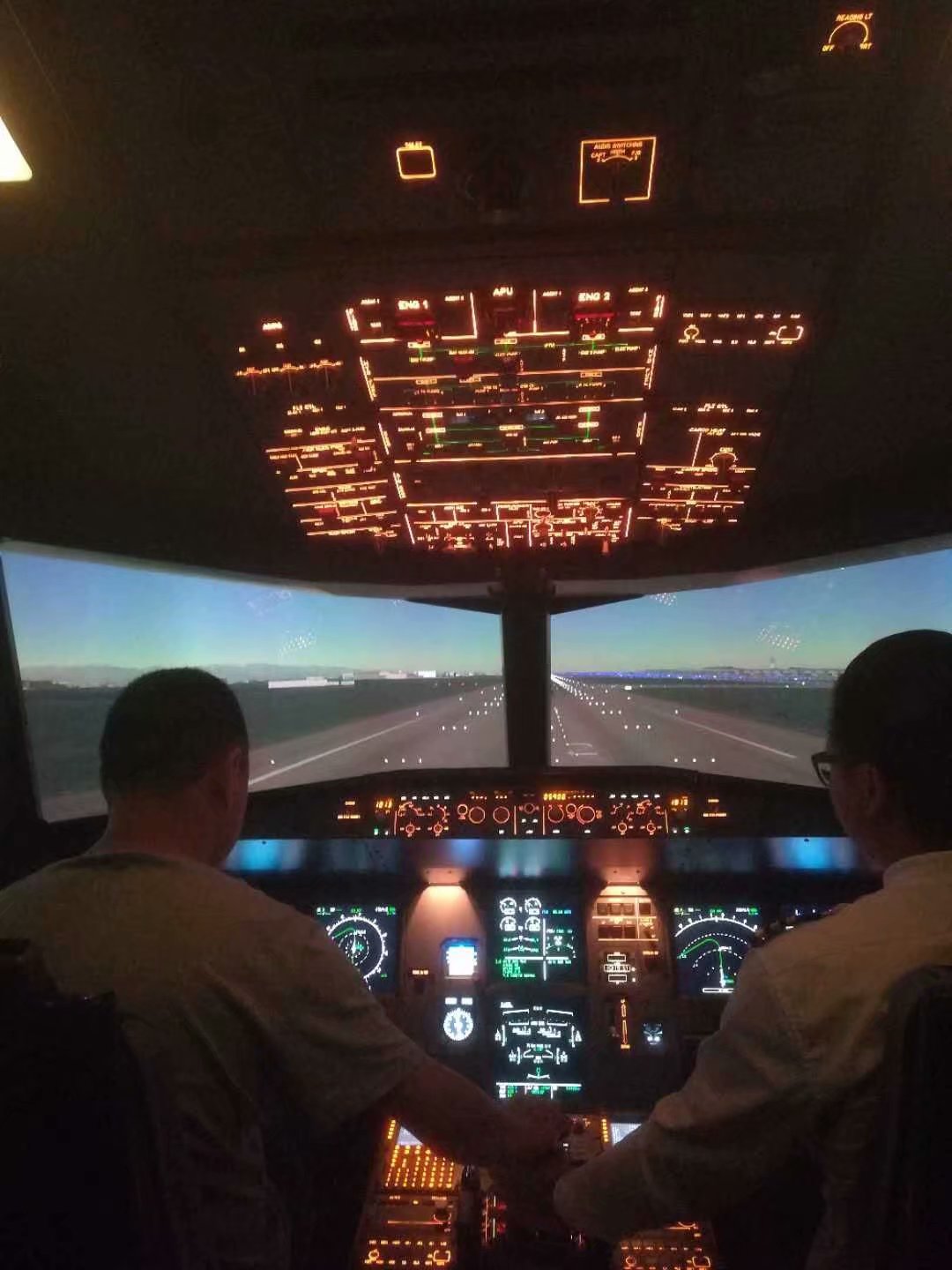 分享成都两次飞模拟机的飞行照-4881 
