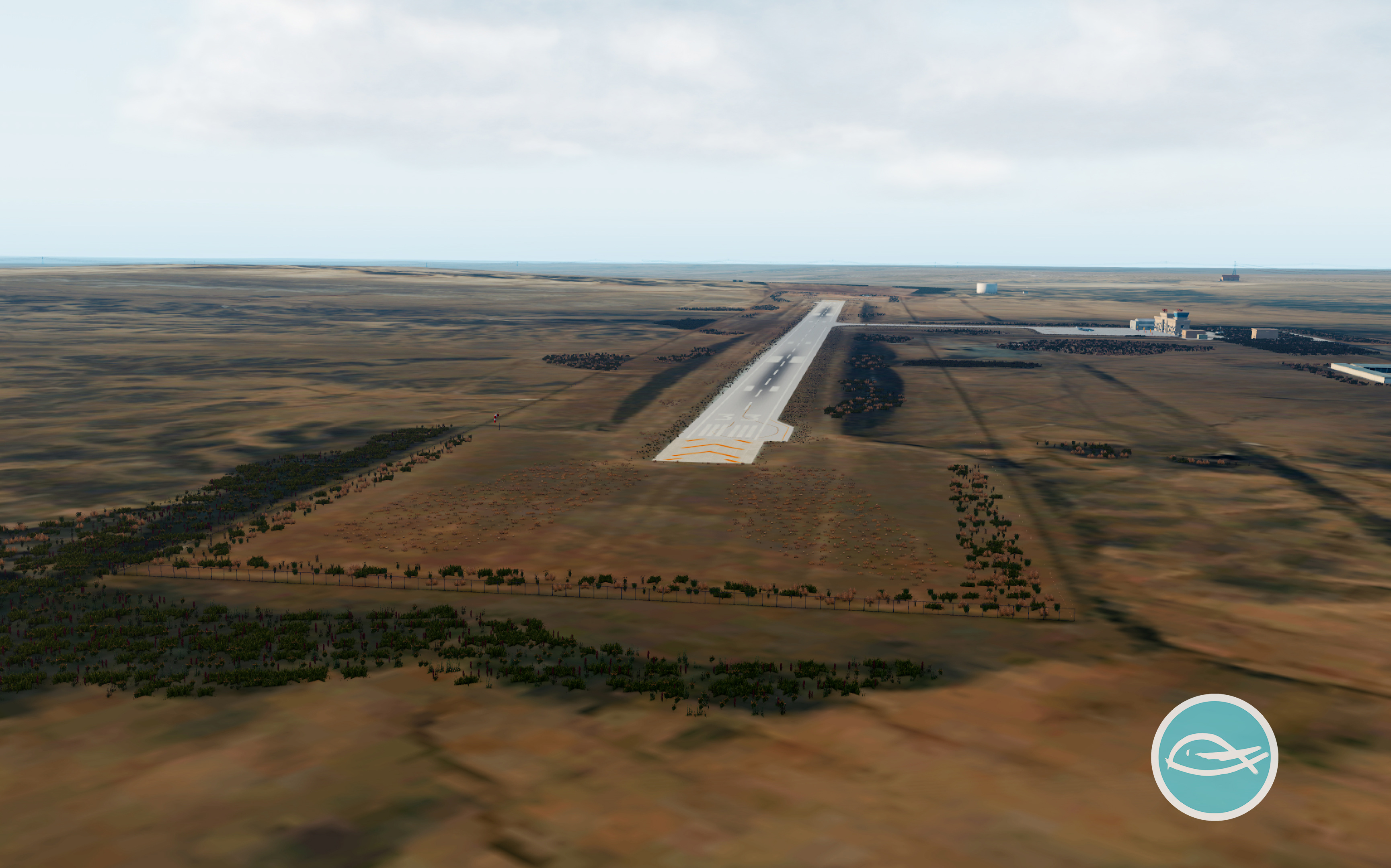【原创机场】【XPlane11】乌拉特中旗通用机场-2398 