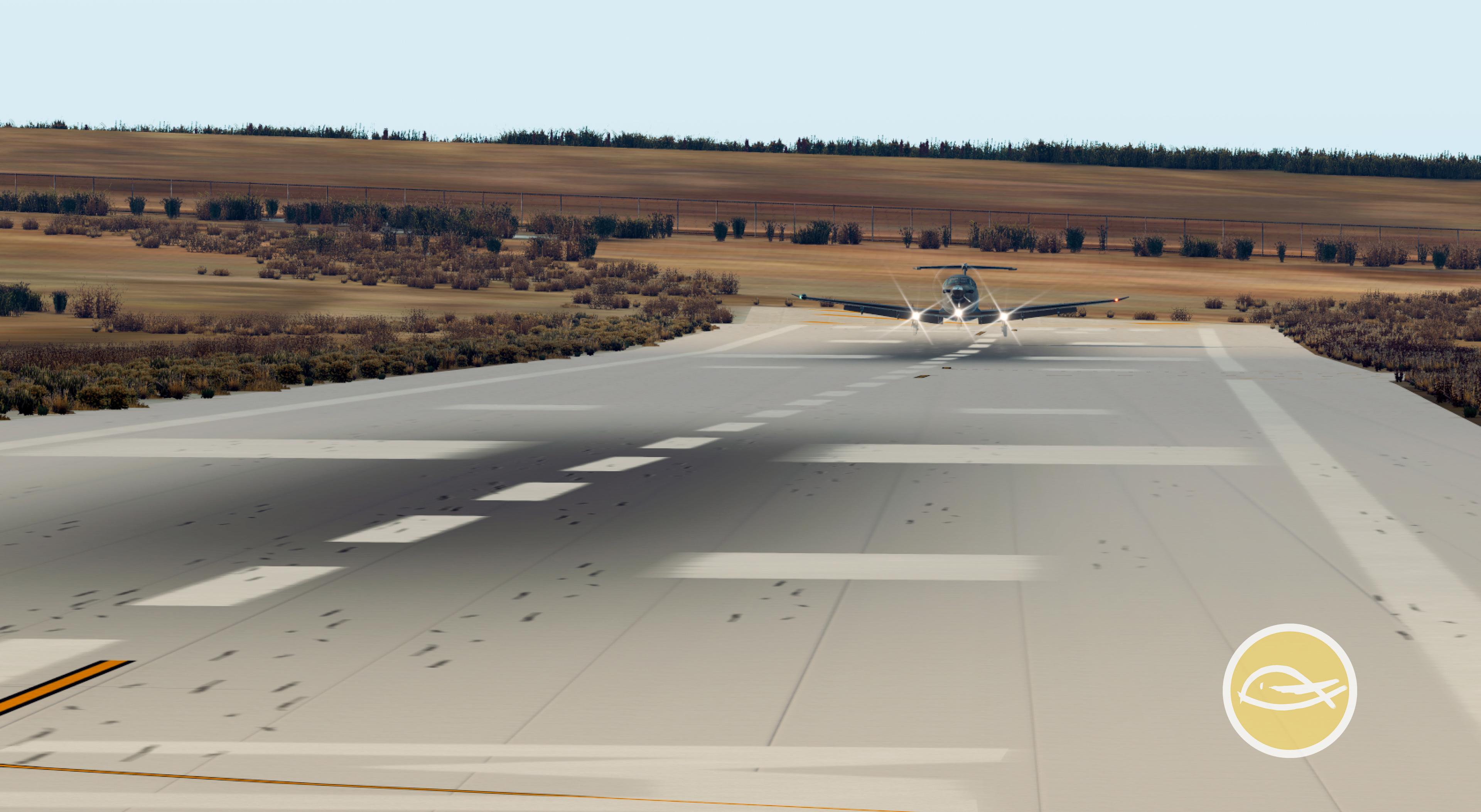 【原创机场】【XPlane11】乌拉特中旗通用机场-310 