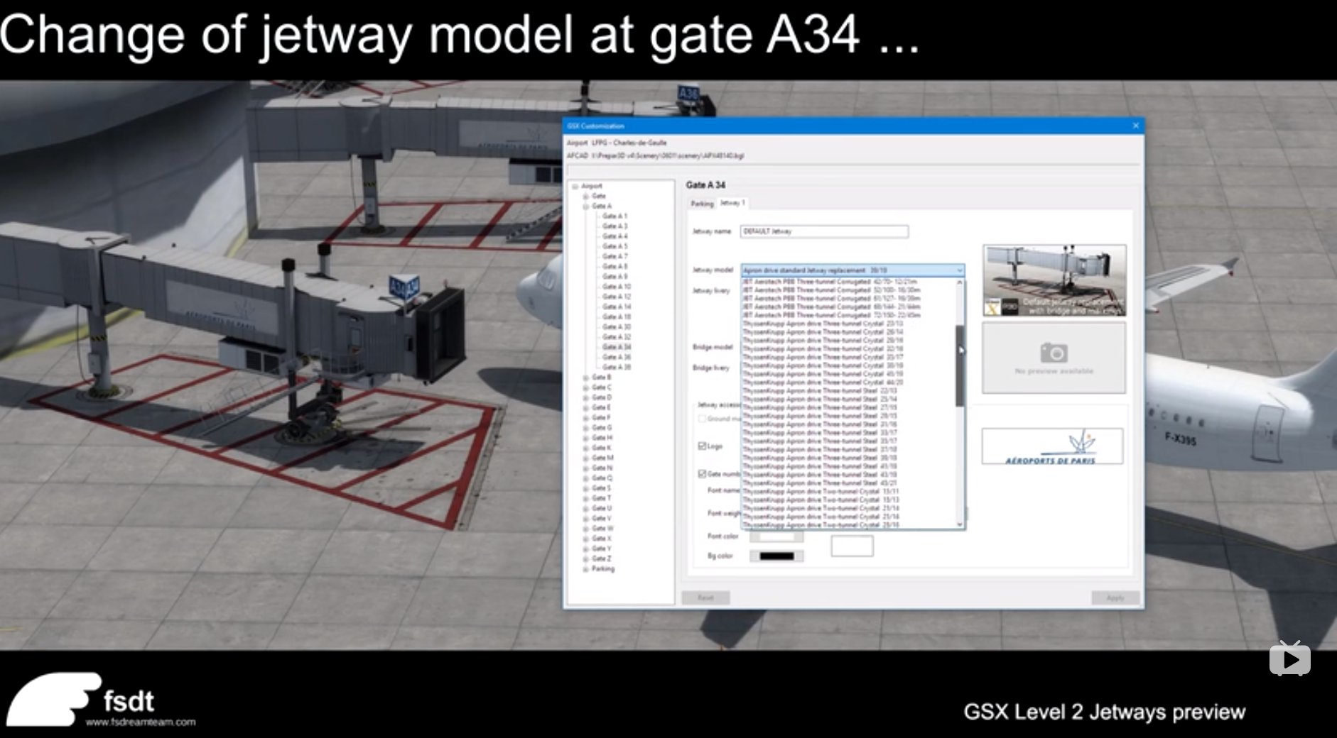 gsx level2 替换不了默认廊桥，是灰色的-7820 